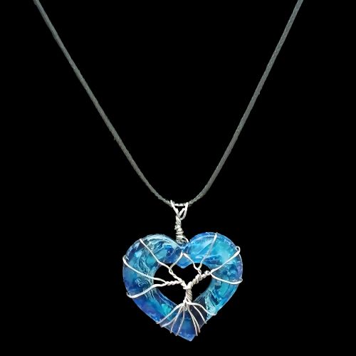 Mystic Tree Heart Pendant design